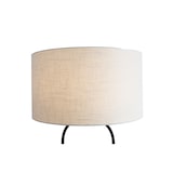 thumbnail of SalesFever Staande lamp drijfhout 155cm | met plantenmand | kap grof linnen | frame drijfhout & metaal | B34xD34xH155cm |natuur-wit-zwart