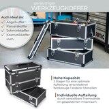 thumbnail of HMF 14661-02 Alu Werkzeugkoffer leer, 3 Etagen, 44 x 45 x 24 cm, Schwarz