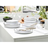 thumbnail of CreaTable Nordic Festive Weiss Tellerset 18-tlg Steinzeug