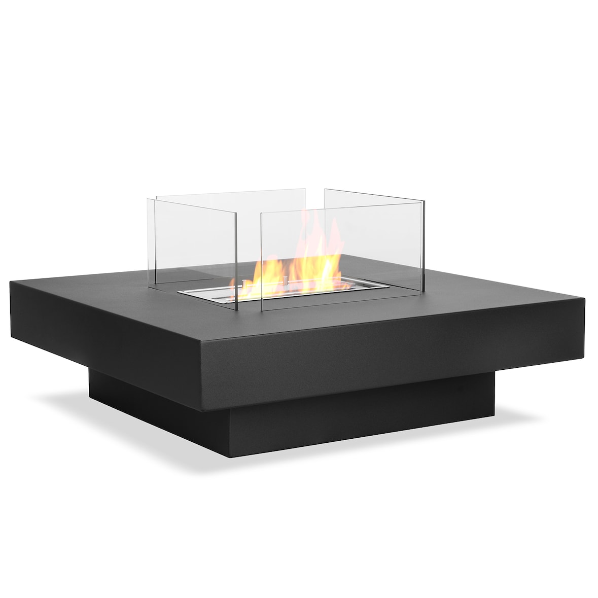 Moritz  Standkamin 35 x 70 x 70 cm Bio Ethanol-Brenner Deko Kamin Feuerstelle Ethanol-Kamin Ofen