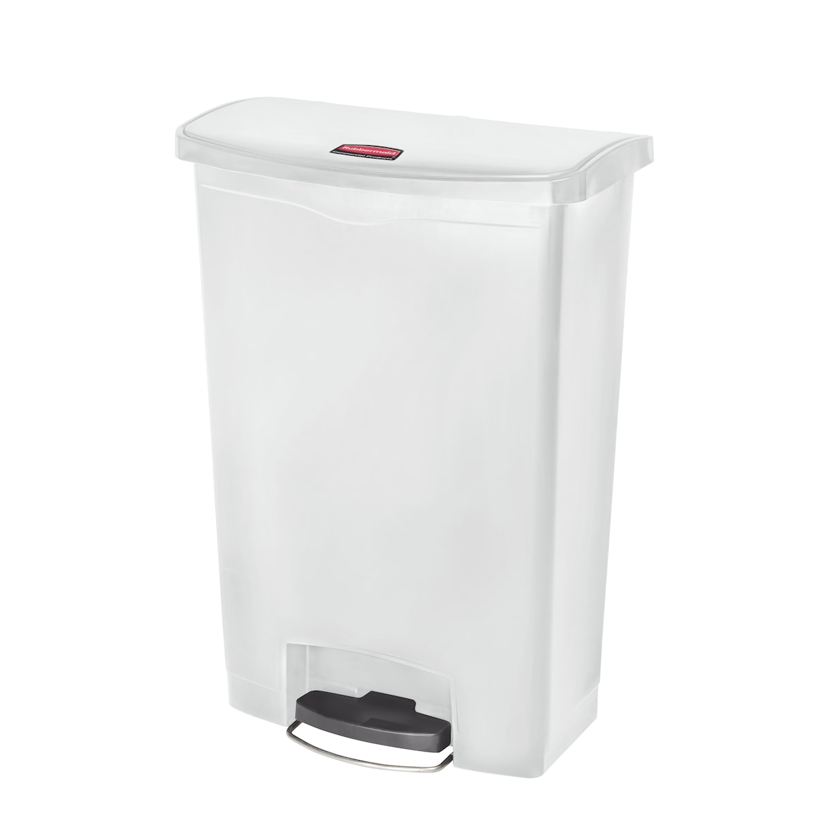 Rubbermaid Tretabfalleimer Slim Jim 1883561 Kunststoff 90l weiß