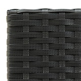 thumbnail of vidaXL 5-delige Tuinbarset poly rattan zwart