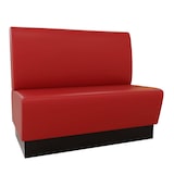 thumbnail of Gastro Sitzbank Amsterdam | 160 cm breit | Kunstleder Rot | Glatt | Dinerbank
