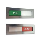 thumbnail of CombiCraft vrij - bezet bordje met tape 145 x 48 mm - per 5 stuks