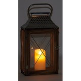 thumbnail of Lanterne en bois et métal