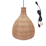 thumbnail of Lumisky Suspension Extérieure Rotin Beige H38cm Câble 5m Rotin Beige