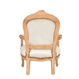 thumbnail of Biscottini Poltrona mini imbottita - Sedia camera da letto - Poltroncina salotto –Poltrona con braccioli – Poltrona salotto in legno