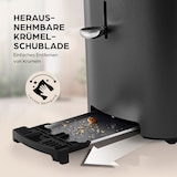 thumbnail of GOURMETmaxx Toaster, 2 Scheiben - 6 Bräunungsgrade, Touchscreen, Brötchenaufsatz