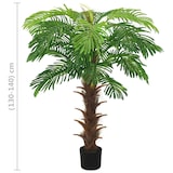 thumbnail of Palmera Cycas artificial con macetero 140 cm verde