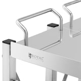 thumbnail of Royal Catering Carro de servicio - 3 estantes - 58 x 40 cm - 90 kg - Plegable -