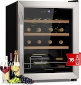 thumbnail of Klarstein Vinamour 16 Uno Weinkühlschrank 16Fl./42l 5-18°C 41dB Glas Edelstahl
