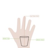 thumbnail of BIOZOYG Schnapsbecher aus Papier 40 Stück 40 ml weiß - Pappbecher Beschichtet Party Zubehör Einwegbecher Messen, Events, Verkostung