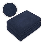 thumbnail of Doppelpack Frottee Spannbettlaken Premium Navyblau 180 - 200 x 200 cm