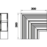 thumbnail of OBO Bettermann Flachwinkel GA-DF90210RW 6279620