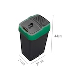 thumbnail of Cubo Basura de Reciclaje Pack 3 Cubos de 18L con Tapa básculante de Plástico -