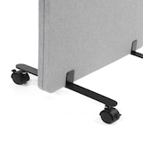 thumbnail of Mobiles Akustik-Trennwand-System FLEXMIUT 2er Set hellgrau hjh OFFICE