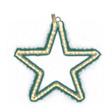 thumbnail of METRO Professional Stella decorativa, alluminio/pvc/rame, 53 x 2 x 54 cm, 72 LED, 9,2 W, bianco caldo/freddo