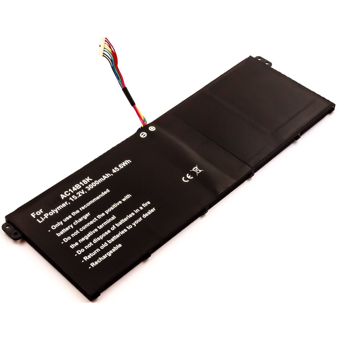 Akku für Acer Aspire V3-371-58DJ Li-Pol 15,2 Volt 3000 mAh schwarz