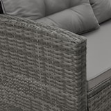 thumbnail of SVITA Monroe tuin loungeset polyrattan zitgroep tuin grijs