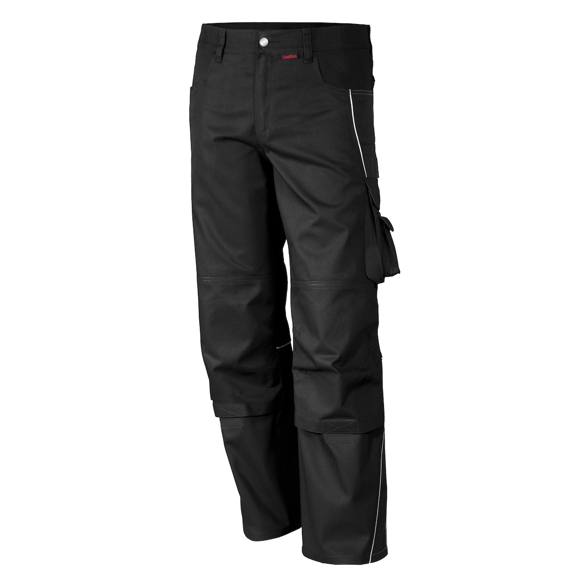 Qualitex Arbeitshose 'PRO'' in schwarz, Größe: 25 - Bundhose MG 245 g - PROfessionals-Werkstatthose