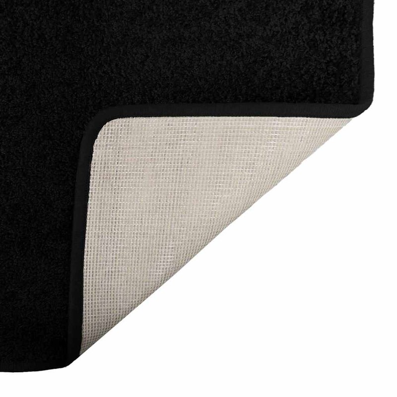 vidaXL Tapijt Loper Zwart 80 x 500 cm 100% Polypropylene Tuft