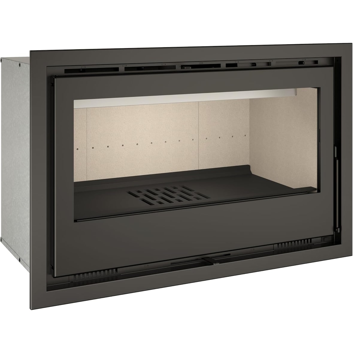 TJ - Inzet Houtkachel met Ventilator Model FLAMA 90 van 8,4 kW