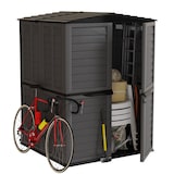 thumbnail of Abri de Jardin Extérieur Gris Anthracite - Polypropylène 151x146x200 - Cabane de jardin avec planché intégré ARTPLAST