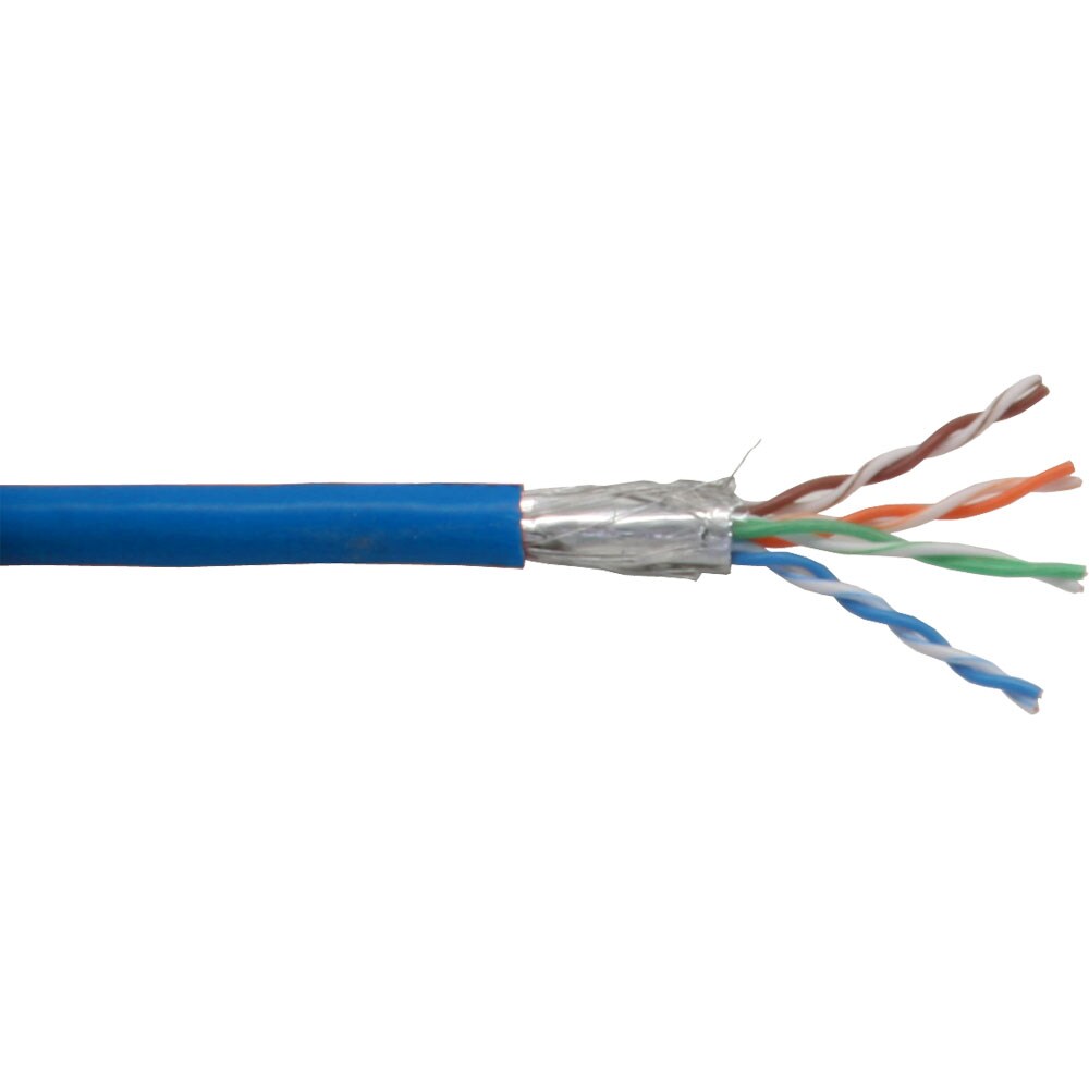 InLine® 72099B Patchkabel Cat.5e, blau, SF/UTP, AWG26, PVC, 100m