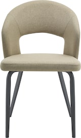 thumbnail of Lot de 2 Chaises Arthur Vert claire  – Assise Mousse Haute Densité, Piètement Acier Époxy Madrid, Design Contemporain