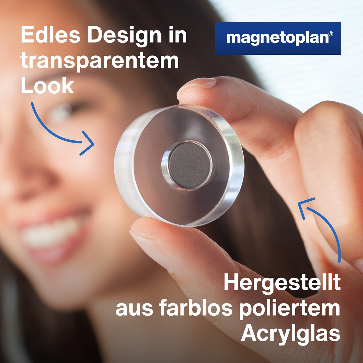 magnetoplan Neodym-Magnete Design, Durchmesser: 20 mm