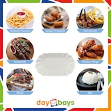 thumbnail of DayBays 250 Stk. Pommes-Schalen KU1 ca.11x19,5x3,2 cm weiß laminiert ohne Beschichtung