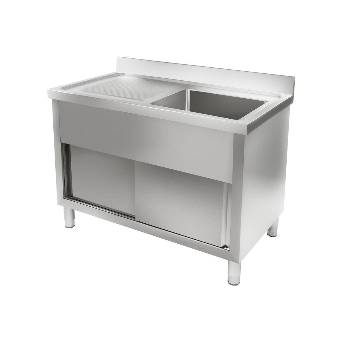 Royal Catering Fregadero de acero - 120 x 65 cm