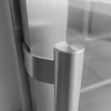 thumbnail of Romux® Gefrierschrank mit 1 Türen Glastüren 74 cm mit Umluftkühlung | Gastro Gefrierschrank aus Edelstahl mit 650 L Kapazität - 3 Einlegeböden 580 W