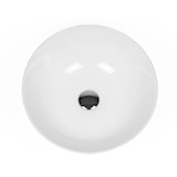 thumbnail of Waschbecken Keramik Aufsatz rund 400 x 400 x 150 mm weiß Komplettset