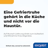 thumbnail of Exquisit Gefriertruhe, Kombigerät, Tiefkühltruhe, 98 Liter, 4-Sterne-Gefrieren, Gefriertruhe klein, Toplader, GT101-E-040E weiss