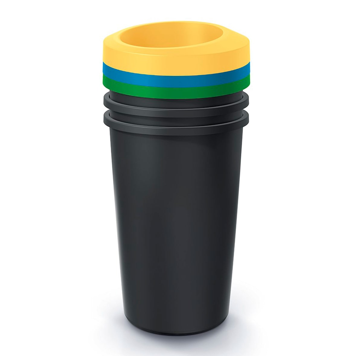 Keden Compacta R Juego 3 Cubos de Reciclaje 45L cada uno en color Multicolor