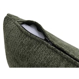 thumbnail of Relaxsessel HWC-P92, TV-Sessel Fernsehsessel, drehbar Kippfunktion Handyhalterung, Stoff Chenille (260g/m²) ~ grün