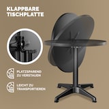 thumbnail of CASARIA® 2-in-1 Stehtisch höhenverstellbar 2er Set Schwarz
