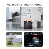 thumbnail of Newsmy Tragbares Powerstation 551,25 Wh Aufladen von 0-100% in 1,2 Std., Mobiler Stromspeicher mit 700 W x 2 AC-Steckdosen und USB-C PD 100 W, Solarge