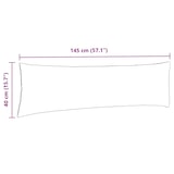 thumbnail of vidaXL Sofakissen 2 pcs Dunkelgrün 145 x 40 cm Stoff