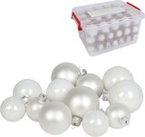 thumbnail of Glas-Weihnachtskugel-Set 72tlg + Box Weihnachtsbaumkugeln Christbaumschmuck Deko 73