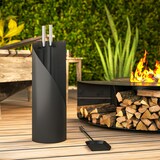 thumbnail of 4goodz Haardset 4-delig Openhaard gereedschap Metaal - Zwart