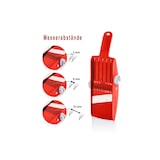 thumbnail of TNS 3000 GEMÜSEHOBEL Multireibe, Gurkenhobel, Julienne Schneider "ALL IN ONE" Das Original (ROT-Schwarz)