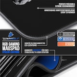 thumbnail of Titanwolf RGB Gaming Mauspad, Mousepad XL 800 x 300mm verbessert Präzision & Geschwindigkeit, Epsilon