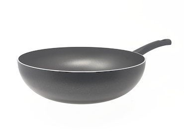 aro Wok, aluminium, Ø 30 cm, hauteur : 9 cm, revêtement céramique anti-adhésif