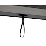 thumbnail of Pergola HWC-L46 mit Seitenwand, Gartenpavillon Lamellen-Pavillon Rollo, 11cm-Alu-Gestell, sturmfest 3x4m ~ anthrazit