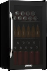 thumbnail of Beersafe XXL Onyx Kühlschrank 80 Liter 3 Böden Panoramaglastür Schwarz