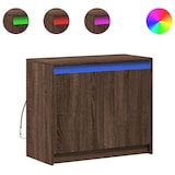 thumbnail of vidaXL LED-Sideboard Braun Eichen-Optik 72x34x61 cm Holzwerkstoff