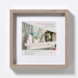 thumbnail of Marco de fotos de madera 3D Stockholm 30x30 cm GRIS