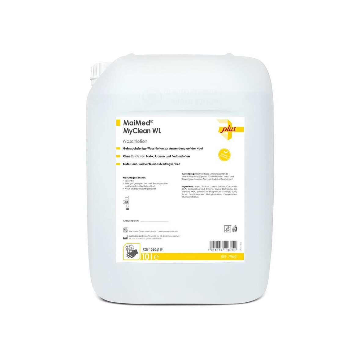 MaiMed MyClean WL | Waschlotion | gebrauchsfertig | 1 x 10 l